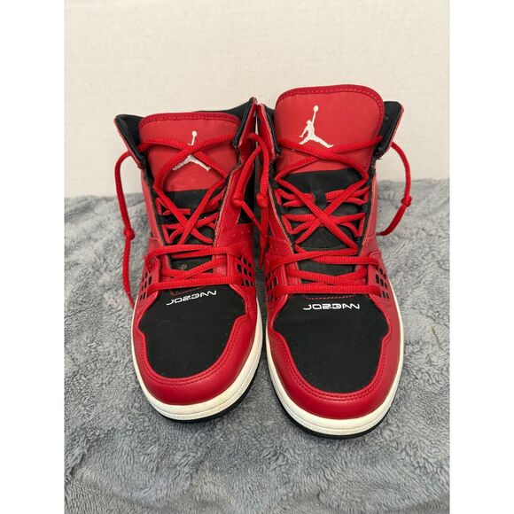 RARE 2012 Nike Jordan 1 Flight Gym High top Red 372704-602 Men's size 10.5 Vint - Picture 4 of 6